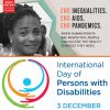 UNAIDS Postcard image and International Day of Persons with Disabilities Design 2021